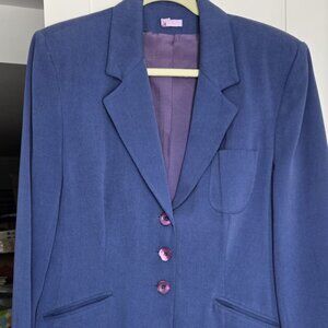 Principles Blue Tailored Work Blazer UK 14 EU 40 Modal Blend